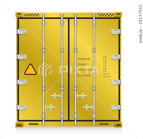 Cargo container vector Cargo container vector 28137932