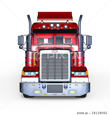 トレーラーのイラスト素材