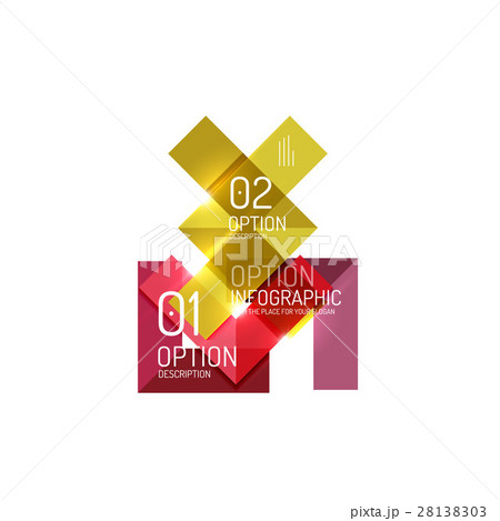 Vector geometric abstract background template for 28138303