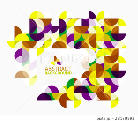 Abstract circle geometric composition isolated on Abstract circle geometric composition isolated on 28139993