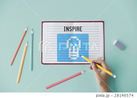 Fresh Ideas Inspire Thinking Vision Graphic Concept 28140574