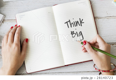Think Big Goal Target Aspirations Expectation Concept 28140723