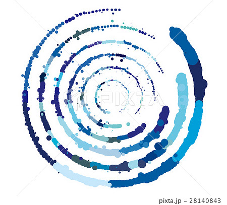 うずまき デザイン カラフルのイラスト素材