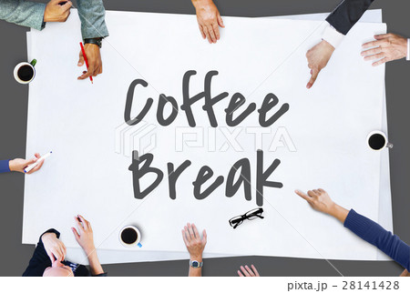 Coffee Break Leisure Resting Relaxation Cessation Concept Coffee Break Leisure Resting Relaxation Cessation Concept 28141428