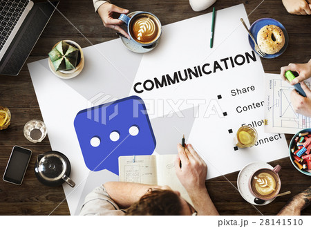 Social Network Communication Connection Concept Social Network Communication Connection Concept 28141510