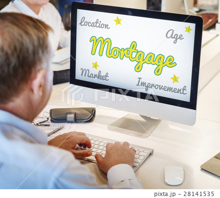 Real Estate Fancy Font Concept Real Estate Fancy Font Concept 28141535