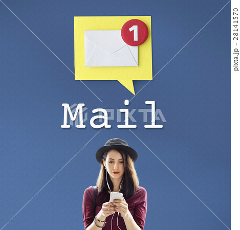 Message Notification Inbox Envelope Concept Message Notification Inbox Envelope Concept 28141570