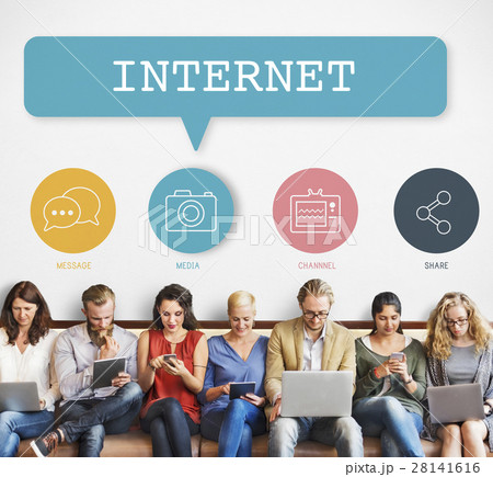 Social Media Buttons Icons Concept Social Media Buttons Icons Concept 28141616