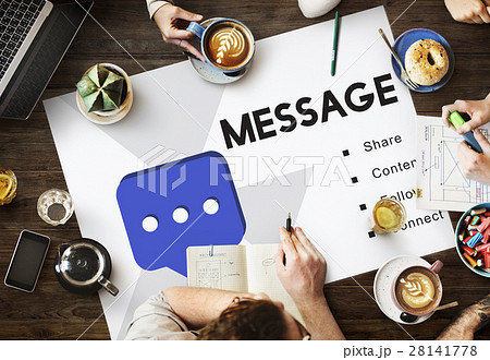 Social Network Communication Connection Concept Social Network Communication Connection Concept 28141778