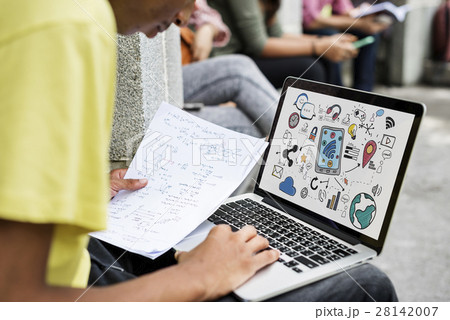 Social Media Internet Technology Concept 28142007