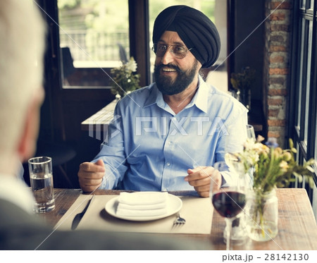 Business People Dining Together Concept Business People Dining Together Concept 28142130