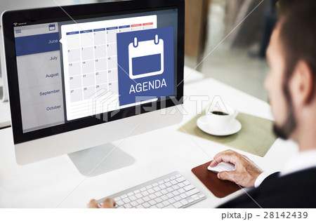Appointment Agenda Reminder Personal Organizer Calendar Concept 28142439