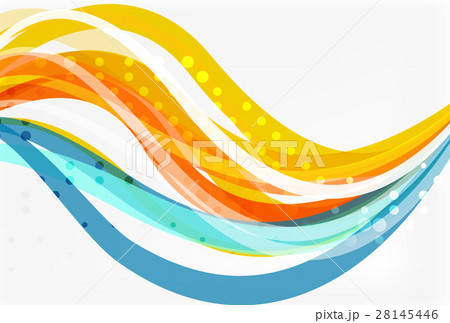 Colorful wave abstract background 28145446