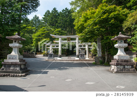 三峯神社石鳥居 三峯神社石鳥居 28145939