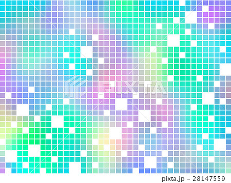 モザイク模様のイラスト素材