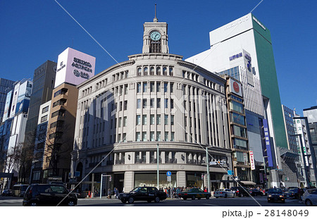 東京都中央区銀座4丁目交差点 28148049