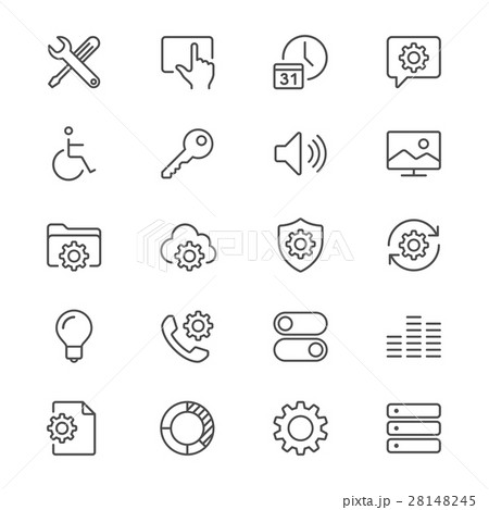 Setting thin icons 28148245