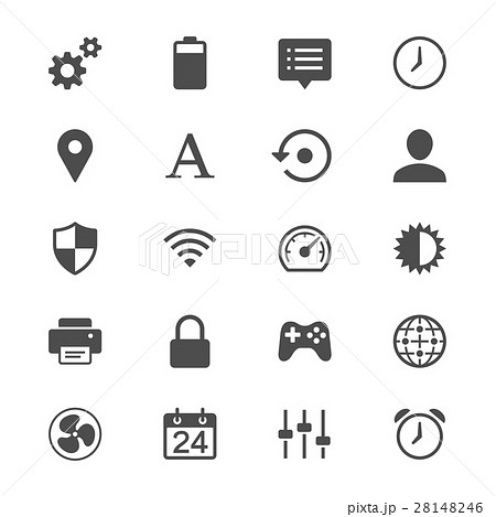 Setting flat icons 28148246