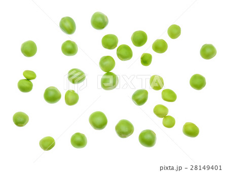 Snow peas isolated on white background Snow peas isolated on white background 28149401