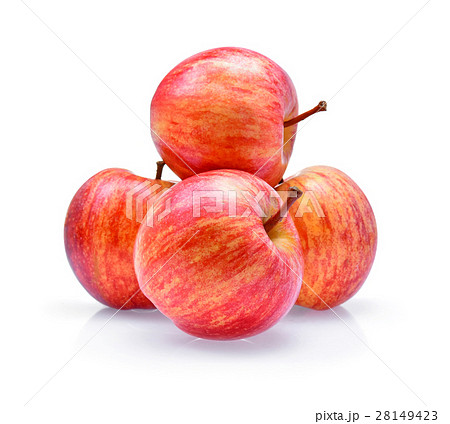 Gala apples isolate on white background 28149423