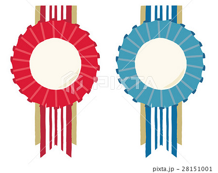 ロゼット セットのイラスト素材