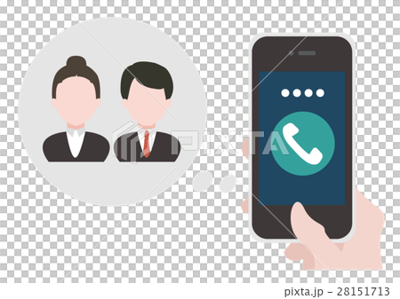 スマートフォン　ビジネス　コミュニケーション 28151713