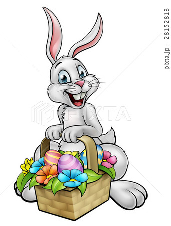 Cartoon Easter Bunny Egg Hunt Cartoon Easter Bunny Egg Hunt 28152813