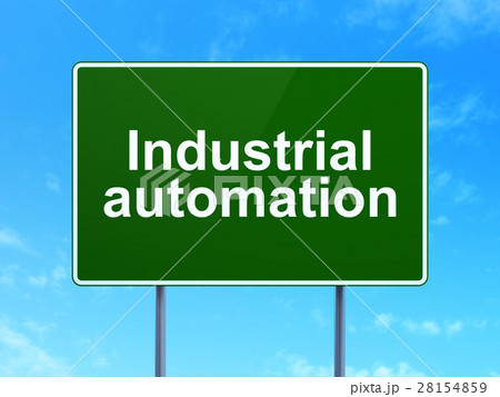 Industry concept: Industrial Automation on road Industry concept: Industrial Automation on road 28154859