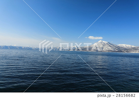 冬の湖 冬の湖 28156682