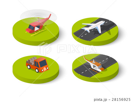 Large passenger plane 28156925