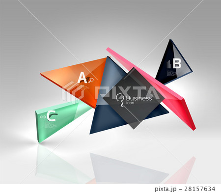 Vector 3d triangle abstract background Vector 3d triangle abstract background 28157634