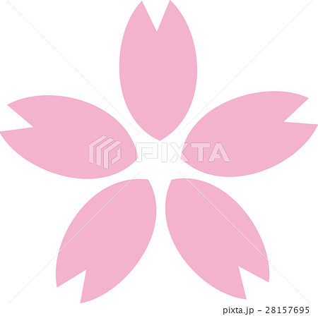 桜桃花一輪　ピンク 28157695