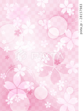 桜 背景のイメージイラスト 和柄 のイラスト素材