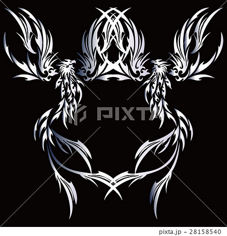 Tribal Phoenix Phoenix Stock Illustration