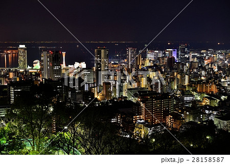 ヴィーナスブリッジと神戸の夜景 28158587
