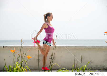 Young woman running Young woman running 28158592