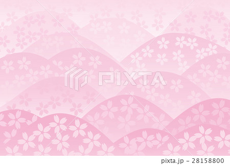 桜吹雪背景　吉野山 28158800