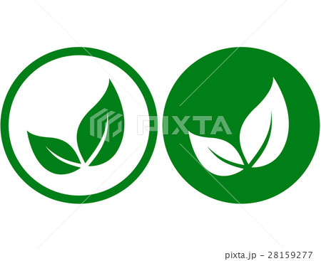 green leaves icons green leaves icons 28159277