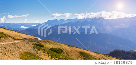 Autumn mountain landscape, Krasnaya Polyana, Sochi Autumn mountain landscape, Krasnaya Polyana, Sochi 28159879