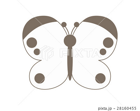 モンシロチョウのイラスト素材
