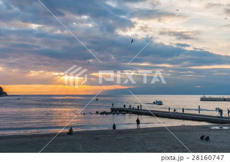 Sunset over the sea 28160747