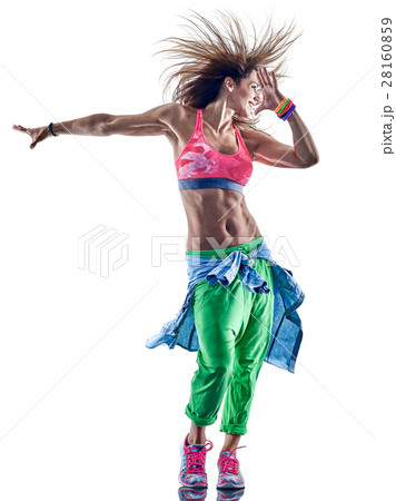 woman fitness excercises zumba dancer dancing 28160859