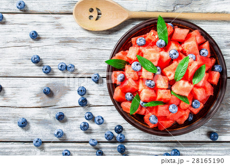 tasty watermelon mint summer salad tasty watermelon mint summer salad 28165190