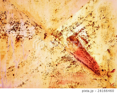 Abstract rusty paint on metal 28166460