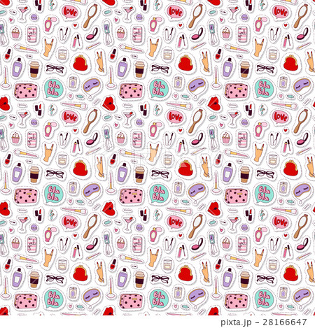 Cosmetic pattern vector. Cosmetic pattern vector. 28166647