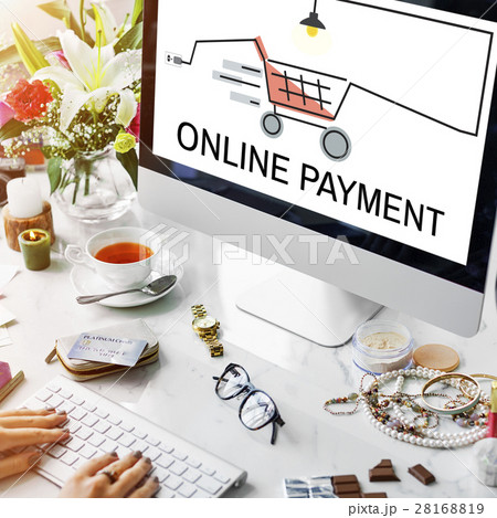 Online Shopping Online Payment Concept 28168819