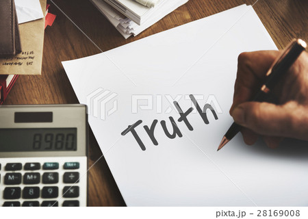 Truth Real Trustworthy Honesty Realistic Concept 28169008
