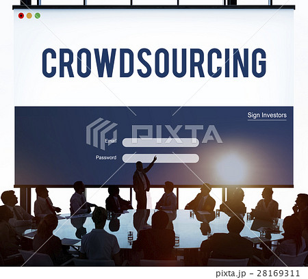 Crowdsourcing Collaboration Content Information Concept Crowdsourcing Collaboration Content Information Concept 28169311