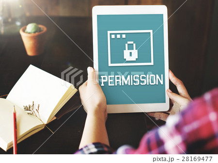 Permission Privacy Protection Security Concept/ 28169477