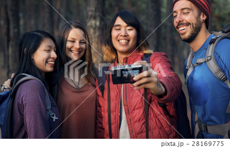 Friends Taking Photos Trip Concept Friends Taking Photos Trip Concept 28169775